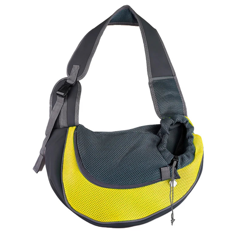 Breathable Pet Carrier Sling | Hands-Free Travel Bag for Cats & Small Dogs