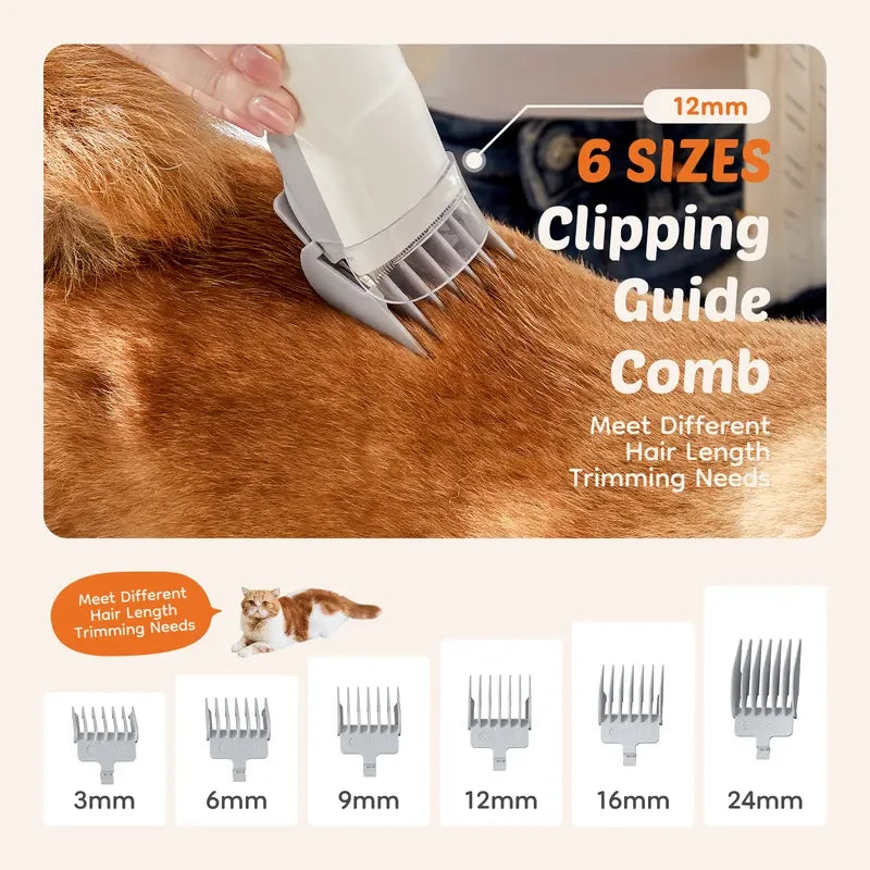 5-in-1 Pet Grooming Vacuum & Clipper Kit