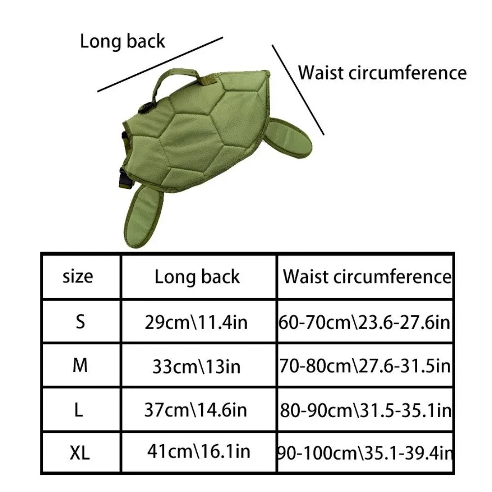 Turtle Shape Pet Life Jacket