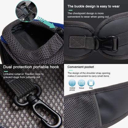 Breathable Pet Carrier Sling | Hands-Free Travel Bag for Cats & Small Dogs
