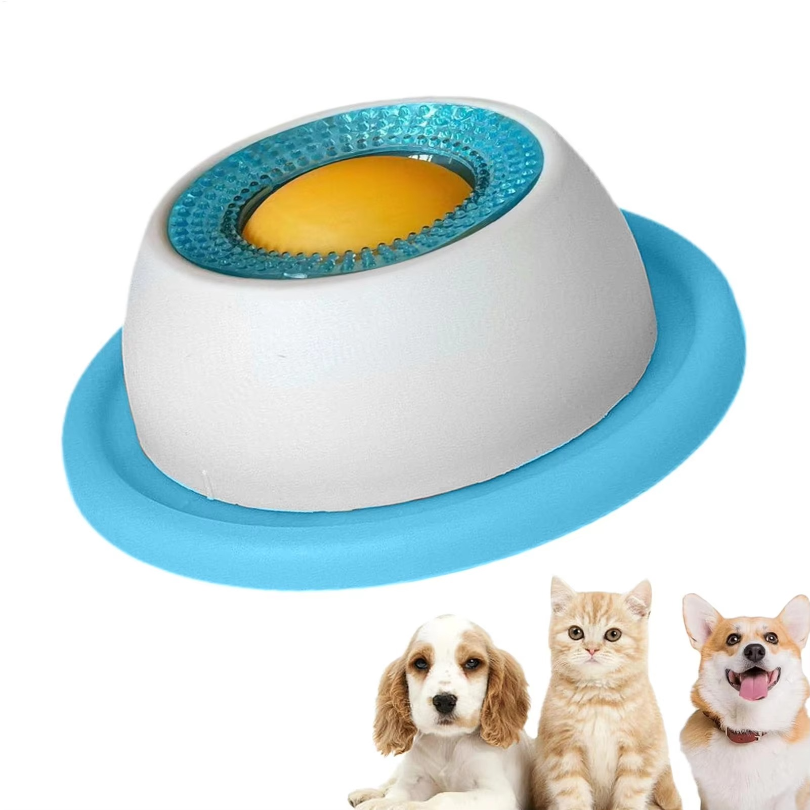 Calming Slow Feeder Lick Bowl for Dogs & Cats | Interactive Enrichment Feeding Toy