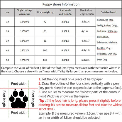 All-Weather Dog Boots | Non-Slip Waterproof Paw Protectors for Dogs
