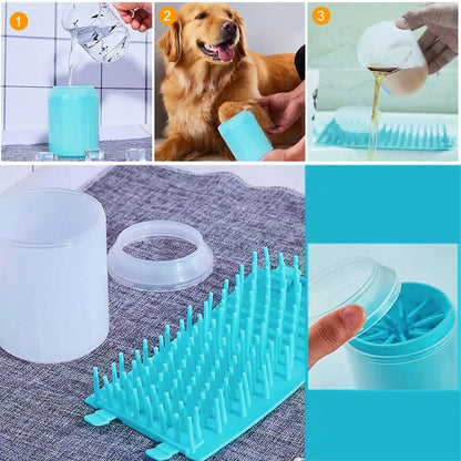 Portable Pet Paw Cleaner Cup | Soft Silicone Foot Washer for Dogs & Cats