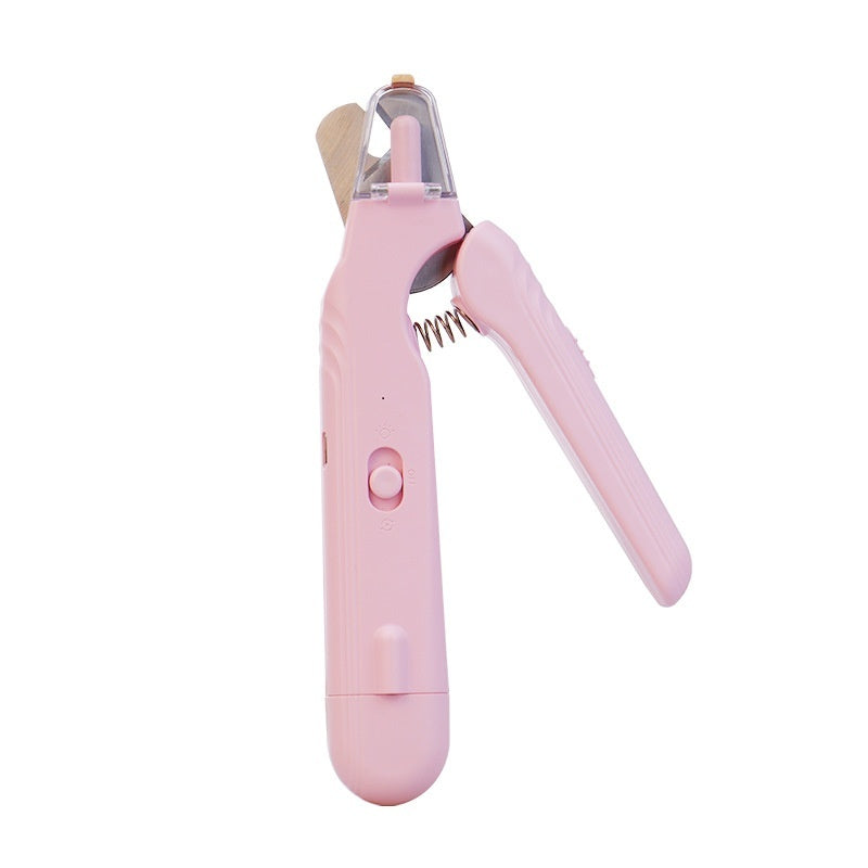 LED Pet Nail Clipper & Grinder with Safety Light for Dogs & Cats