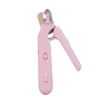 LED Pet Nail Clipper & Grinder with Safety Light for Dogs & Cats