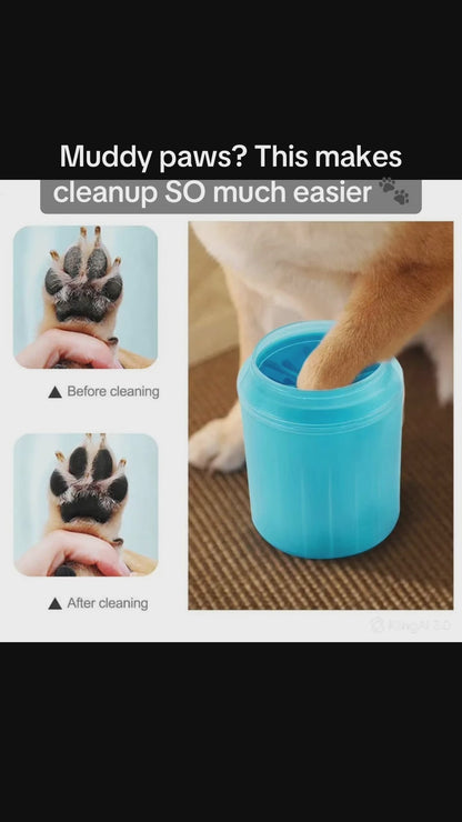Portable Paw Cleaner for Dogs and Cats.